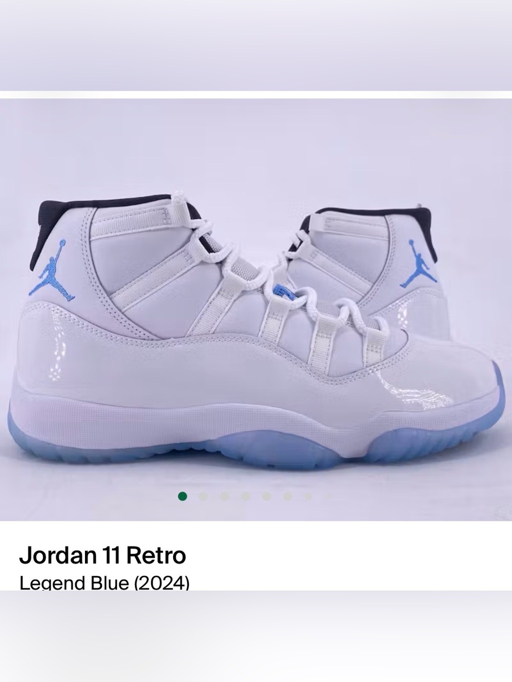 Jordan Kids' White and Blue Retro Sneakers